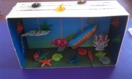 Майстер-клас зі створення макета «акваріум з рибками»