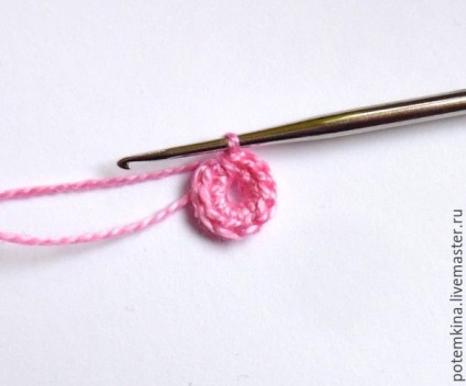 Master-clasa pe crocheting de un element decorativ 