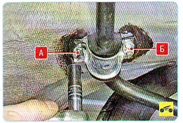 Schimba stabilizatorul stabilității laterale, un fret al unui viburnum 2