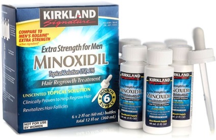 Minoxidil a haj növekedési Használati útmutató