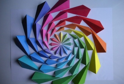 Caleidoscoapele uimitoare de origami multidimensionale fabricate din hârtie de la kota hiratsuka