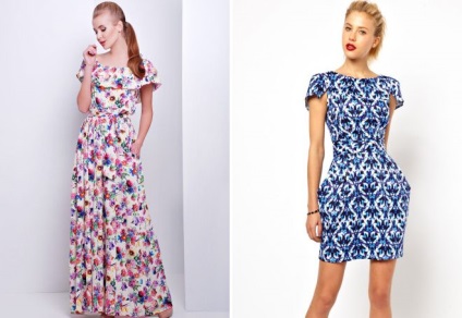 Modă rochii de vară de la baza - în stil rusesc și boso, patchwork lung și stivuite în podea, cu