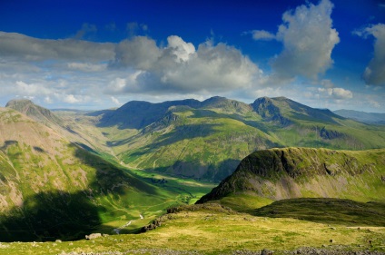 Parcul Național Lake District din Anglia, harta Europei