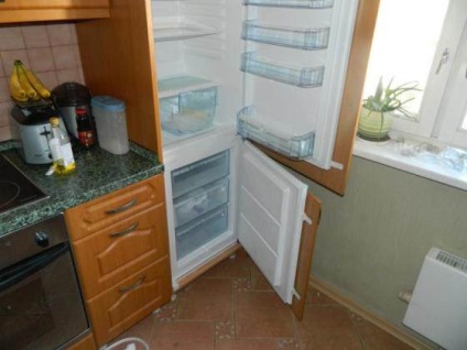 Nișă pentru un frigider, construit într-un frigider de nișă - viața mea