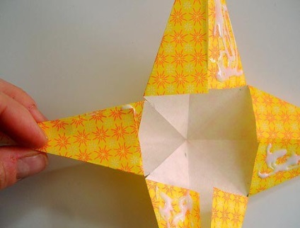 Новорічні іграшки своїми руками - восьмикутний зірка з паперу, мій милий дім - хенд мейд ідеї