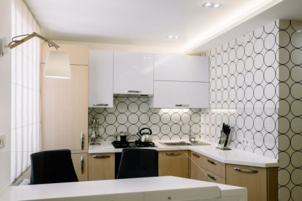 Decorarea bucătăriei cu imagini de fundal și idei pentru un interior modern