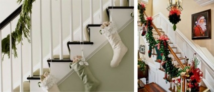 Decorarea scărilor pentru noul an sau modul de decorare a scărilor pentru noul an