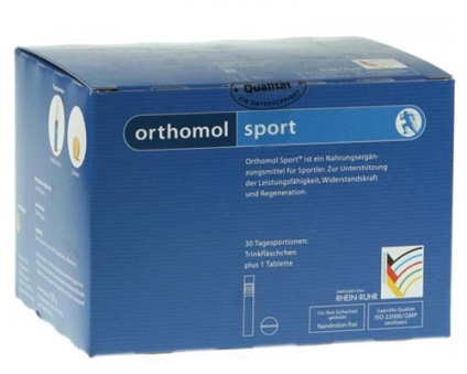 Sport Orthomol la efort fizic, vitamine orthomol, vitamine orthomol