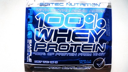 Відгук про scitec nutrition 100% whey protein