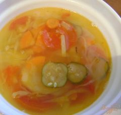 Supă de legume cu castraveți - rețetă pas cu pas cu fotografie