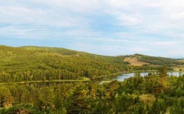 Lacul balcon, un călător