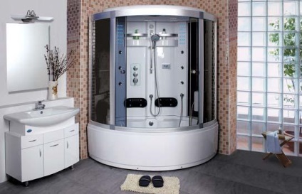 Generator de aburi pentru o cabină de duș cu mâinile proprii pentru un duș, cum funcționează tengul, instalarea și conectarea