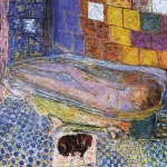 Pierre Bonnard „hölgy a kutya a fürdő”