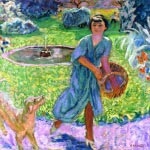 Pierre Bonnard „hölgy a kutya a fürdő”