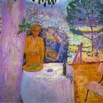 Pierre Bonnard „hölgy a kutya a fürdő”