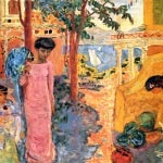 Pierre Bonnard „hölgy a kutya a fürdő”