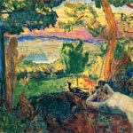 Pierre Bonnard „hölgy a kutya a fürdő”