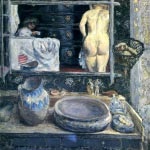 Pierre Bonnard „hölgy a kutya a fürdő”