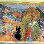 Pierre Bonnard „hölgy a kutya a fürdő”