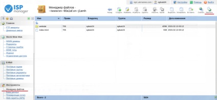 Mutarea și instalarea site-ului pe managerul isp hosting