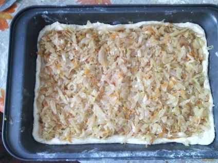 Пиріг з квашеною капустою рецепт з фото