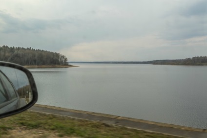 A kirándulás Ruza Reservoir