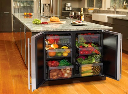 Переваги вбудованого холодильника на домашній кухні