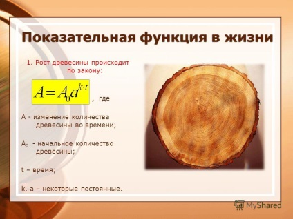 Презентація на тему наведемо приклади, де ми стикаємося з показовою функцією в повсякденному