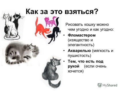 Презентація на тему ти хочеш намалювати кішку ти можеш намалювати кішку! Кожен має право