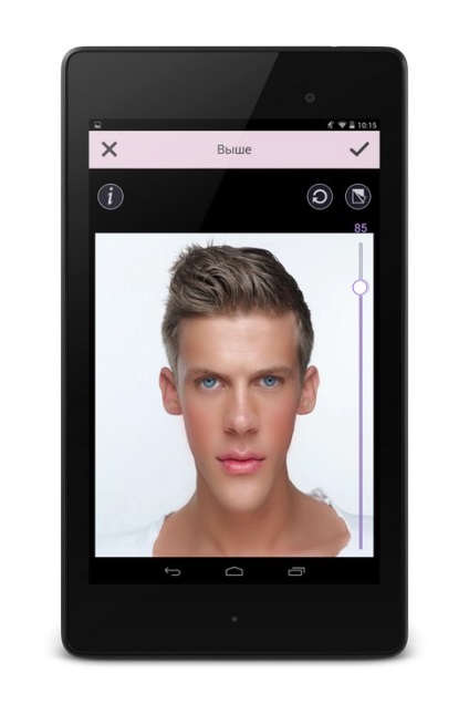 Aplicații pentru selfi pe Android youcam perfect