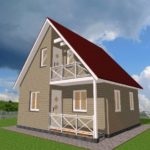 Проекти дачних будинків з мансардою (38 фото) особливості невеликих будиночків з бруса, фото і відео
