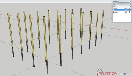 Proiectul unei serii de la o bară de 50x50 mm