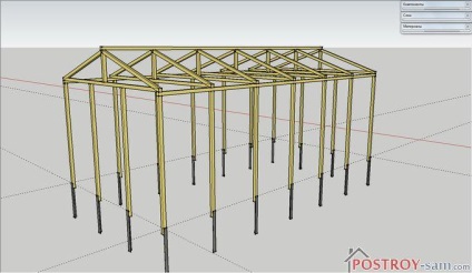 Proiectul unei serii de la o bară de 50x50 mm