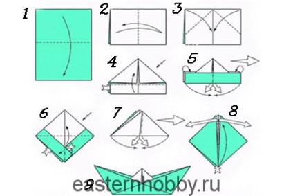 Прості орігамі з одного листа, східні хобі