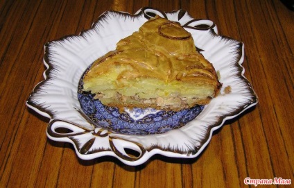 Простий, але дуже смачний пиріг з рибою - азербайджанська кухня - країна мам