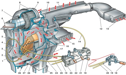 Repararea și înlocuirea cablurilor sobei VAZ 2113, VAZ 2114, VAZ 2115