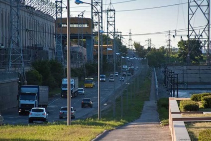 Javítása a gát Zhigulevskaya HPP mozgáskorlátozottság (mozgás) Javítás a gát Zhigulevskaya HPP forgalomkorlátozás