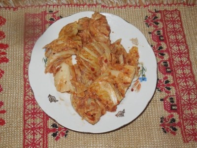 Reteta pentru kimchi (kimchi) din varza Pekinese in coreeana este reala, rapida acasa,