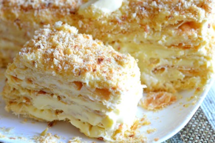 A recept a torta „Napoleon” lépésről lépésre - kulináris blog