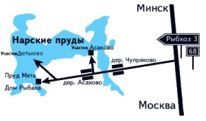 Horgászat a Naro-Fominsk kerületben Nara tavak