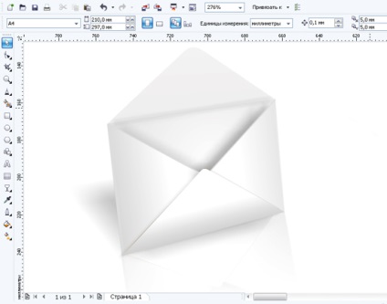 Малюємо іконку конверта в coreldraw x4 - уроки corel draw