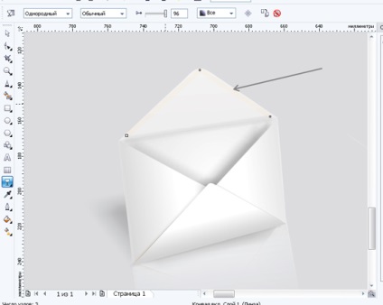 Малюємо іконку конверта в coreldraw x4 - уроки corel draw