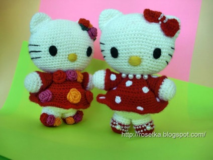 Tricotaje Rosette - vizualizează subiecte - clasa de master pe tricotat amigurumi hello kitty