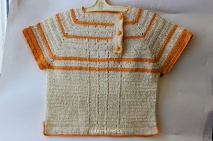 Сорочка для хлопчика 2 років гачком «апельсинове диво», мам-рада