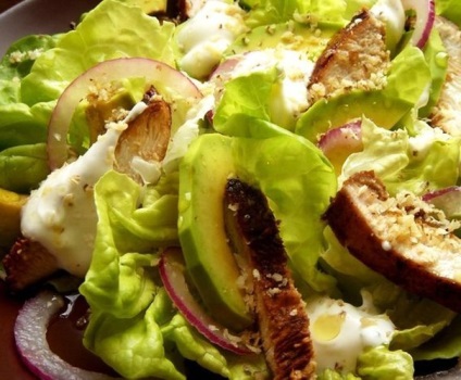Saláta avokádó - finom receptek fotókkal és videó