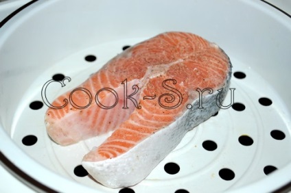 Сьомга на пару в мультиварці - покроковий рецепт з фото, страви з риби і морепродуктів