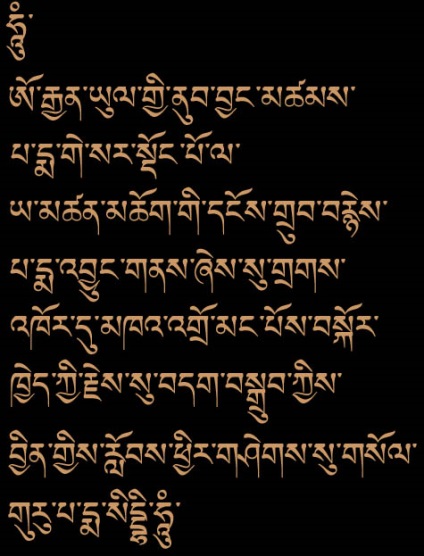 Șapte linii de rugăciune guru rinpoche - o societate de cunoaștere secretă