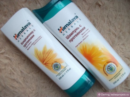 Șampon și balsam cu proteine ​​himalaya herbals pentru tip normal de păr - recenzii, fotografii și preț