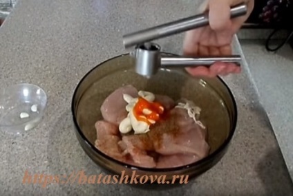 Шашлик з курки - рецепт з фото