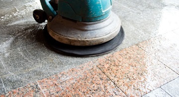 Шліфування граніту - шліфовка гранітної підлоги, повернення блиску і кольору каменю